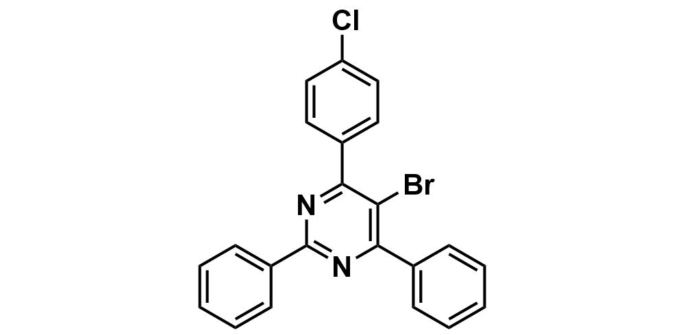 5-bromo-4-(4-chlorophenyl)-2,6-diphenylpyrimidine (HQ-0802)